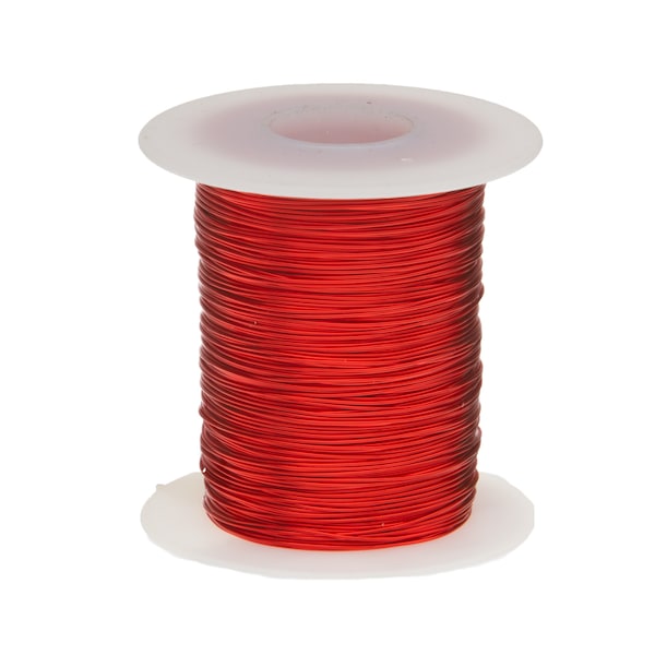 Magnet Wire, MW 80-C, 24 AWG, Red